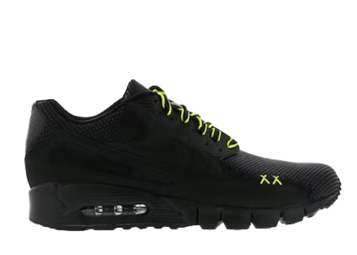 Nike Air Max 90 Kaws Black Volt - 346114-001 Raffles and Release Date